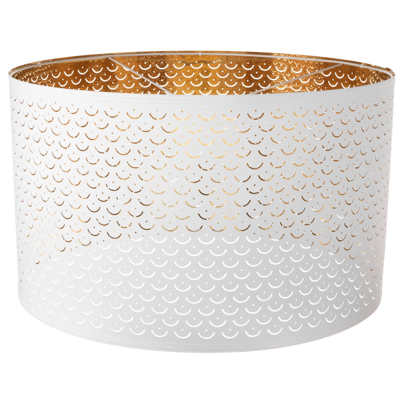 Nymo Leuchtenschirm Weiss Messingfarben 59 Cm Ikea Osterreich 