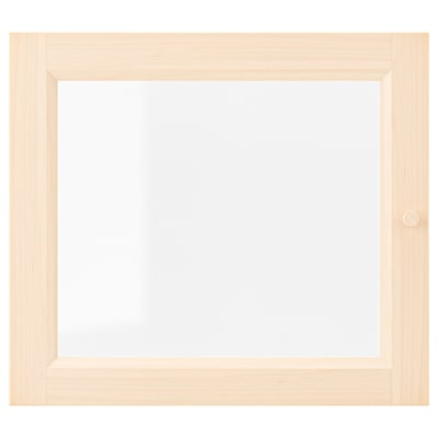 OXBERG Leichtholzrahmen, schlichtes Design, quadratische Form, Glasmitte, natürliches Finish.