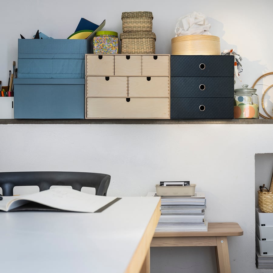 PALLRA Minikommode mit 3 Schubladen, schwarz, 33x26 cm - IKEA Österreich