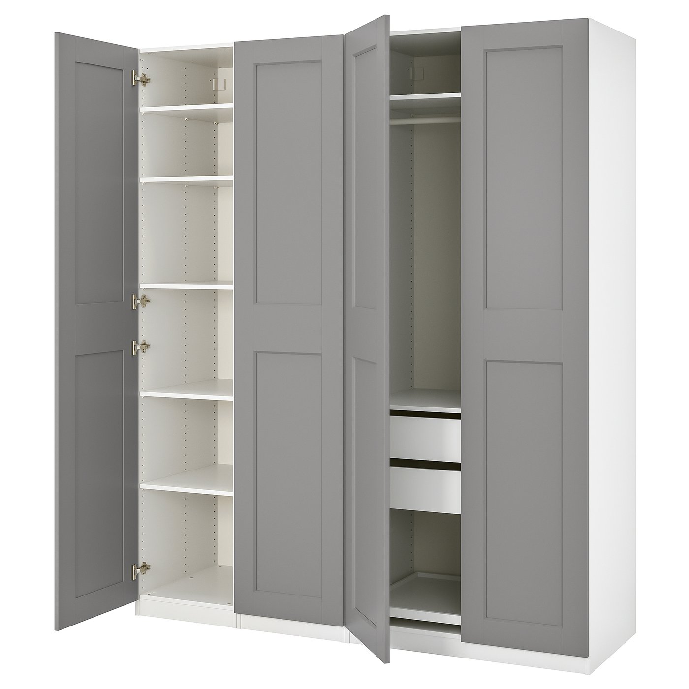 60+ Grauer Schrank Ikea, Schwarz ist zu aufdringlich und weiß zu