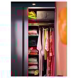 PAX Korpus Kleiderschrank, dunkelgrau, 100x58x236 cm