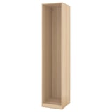 PAX Schrankrahmen, helles Holz, rechteckig, schlichtes Design.