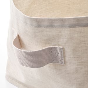 PURRPINGLA Korb, textil/beige, 30x25x25 cm - IKEA Österreich