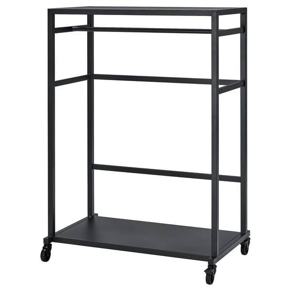 Ravaror Aufbewahrungselement Mit Rollen Schwarz 100x140 Cm Ikea Osterreich