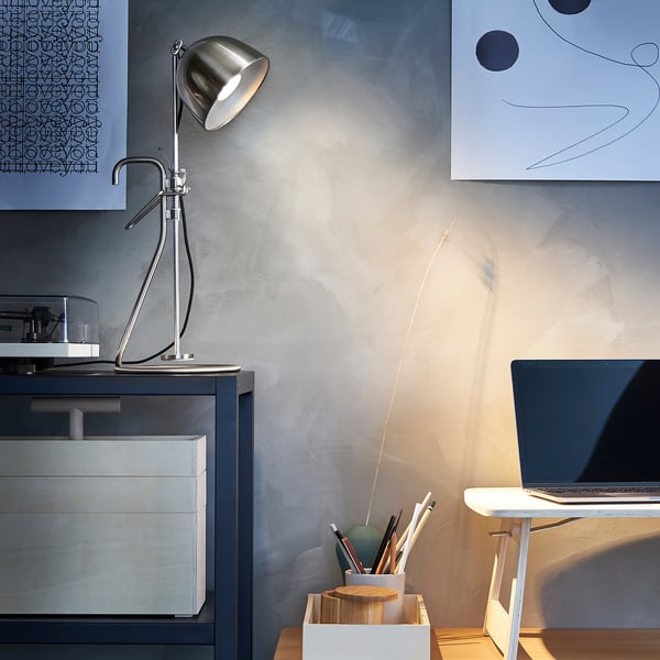 ravaror tischleuchte mit klemmbefestigung edelstahl ikea osterreich