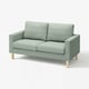 SALTSJÖBADEN 2er-Sofa, Gunnared hellgrün