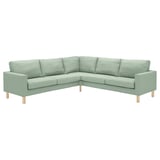 SALTSJÖBADEN Ecksofa , hellgrün, Stoff, modern und gemütlich.