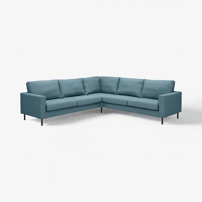 SALTSJÖBADEN Ecksofa 4-sitzig, Fridtuna dunkel graublau