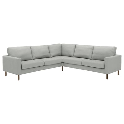 SALTSJÖBADEN Ecksofa 4-sitzig, Tonerud grau