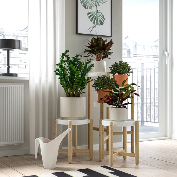 SANDKÖRSBÄR Übertopf, drinnen/draußen/beige, 12 cm