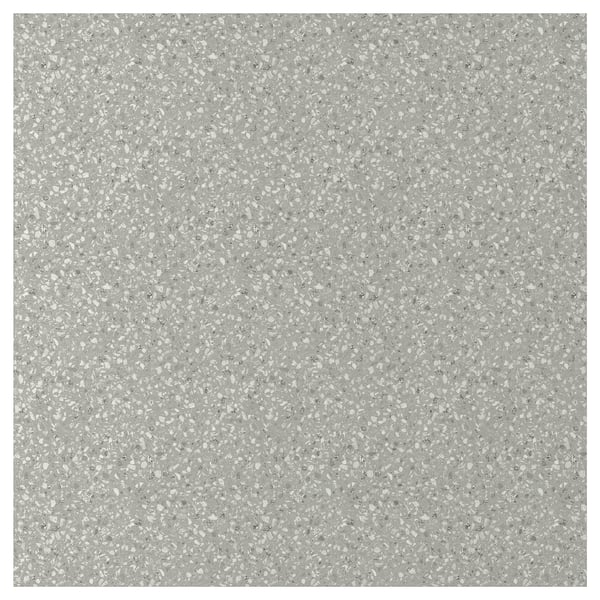 SIBBARP Wandpaneel maßgefertigt, hellgrau Quarzmuster/Laminat, 1 m²x1.3 cm