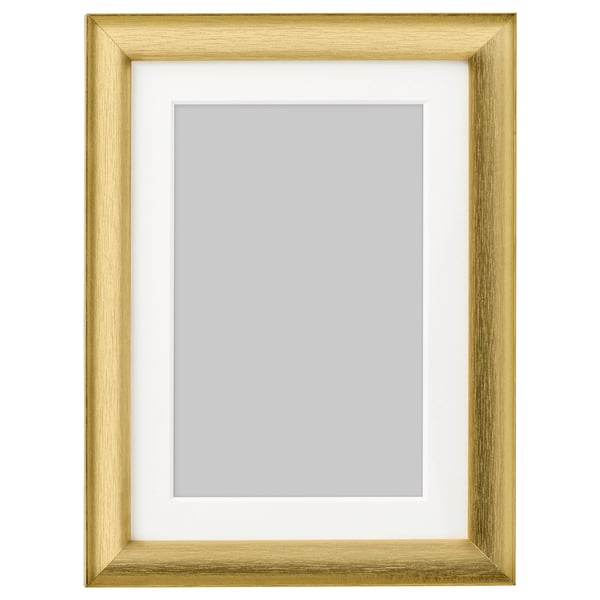 Österreich cm Bilderrahmen, - 13x18 SILVERHÖJDEN goldfarben, IKEA