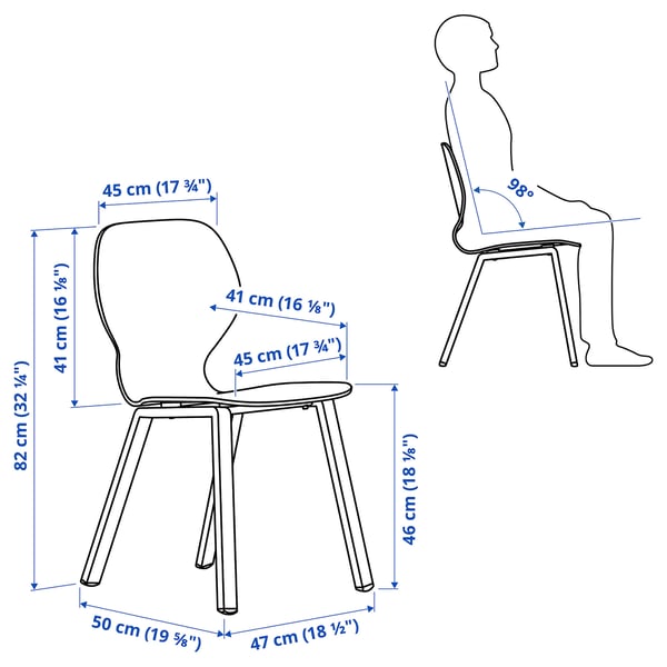 SKÅLSTA Tisch und 4 Stühle, Nussbaumnachbildung u-förmig schwarzgrau/Nussbaumfurnier profiliertes Metall/schwarzgrau, 140x80 cm