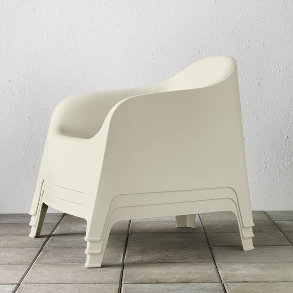 SKARPÖ Sessel/außen, beige
