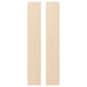 Option: Rechteckige Paneele aus hellem Holz, schlichtes Design.
