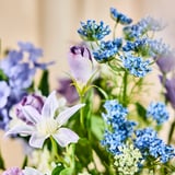SMYCKA Kunstblumenstrauß, drinnen/draußen/blau/lila, 70 cm