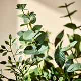 SMYCKA Kunstblumenstrauß, drinnen/draußen Eukalyptus/grün, 60 cm