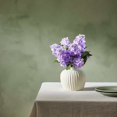 SMYCKA Kunstblumenstrauß, drinnen/draußen/lila, 36 cm