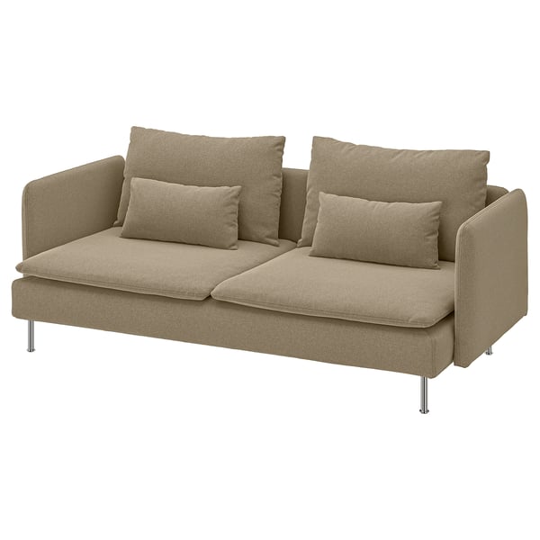 SÖDERHAMN 3er-Sofa, Johanneshov braunbeige