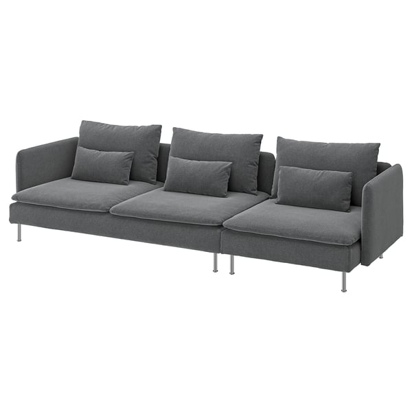 SÖDERHAMN 4er-Sofa, Johanneshov dunkelgrau