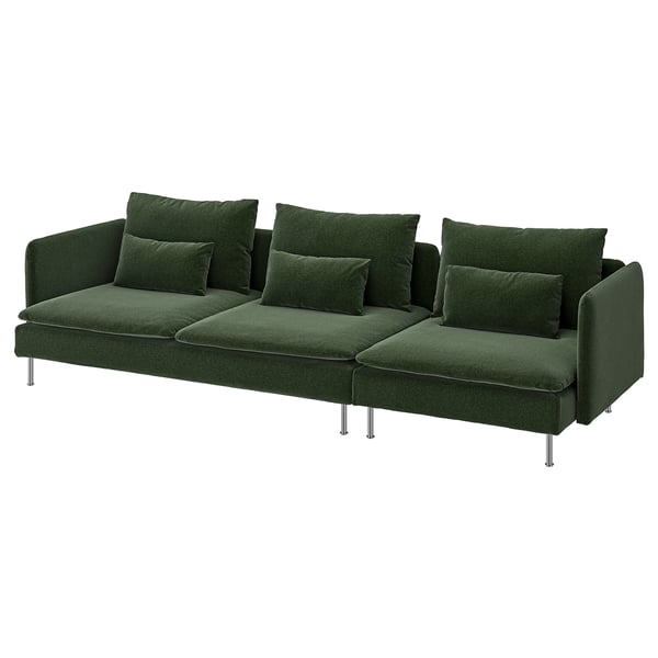 SÖDERHAMN 4er-Sofa, Johanneshov dunkelgrün