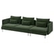 SÖDERHAMN 4er-Sofa, Johanneshov dunkelgrün