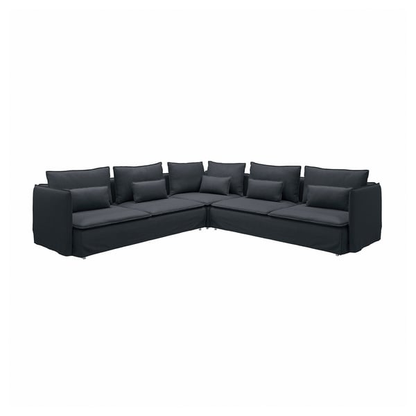 SÖDERHAMN Ecksofa 6-sitzig, Knäbäck anthrazit