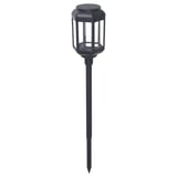 SOLVINDEN Solarlampe, schwarz. Modernes Design, Kunststoff, helle Platte.
