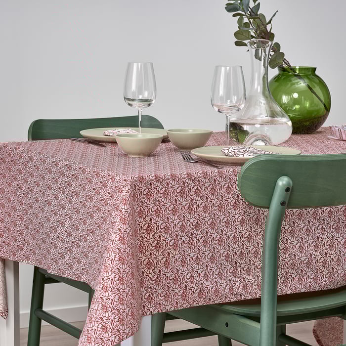 SOMMARFLÄDER Tischdecke, Blume/rot, 145x240 cm IKEA Österreich