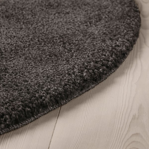 Stoense Teppich Kurzflor Dunkelgrau Ikea Osterreich