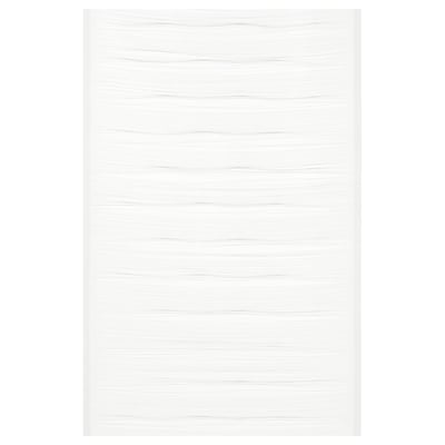 STRANDVIVA Vorhang - weiß, rechteckig, weich diffundierend, Polyester.