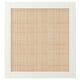 Option: STUDSVIKEN Tür, beige geflochtene Pappel, rechteckiges, minimalistisches Naturdesign.