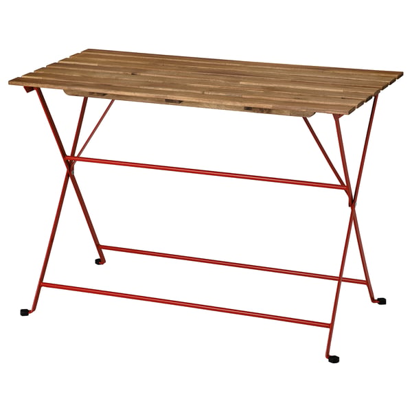 Tarno Tisch Aussen Rot Hellbraun Lasiert 100x54 Cm Ikea Osterreich 