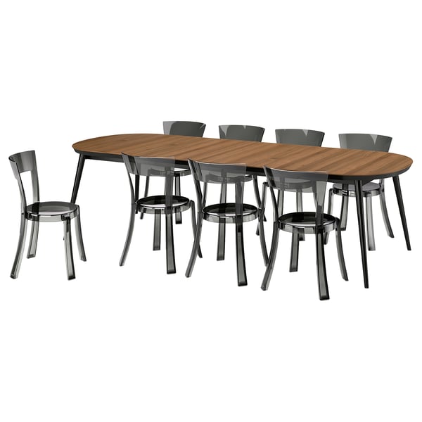 TJÄRKIL / STEIN Tisch und 8 Stühle