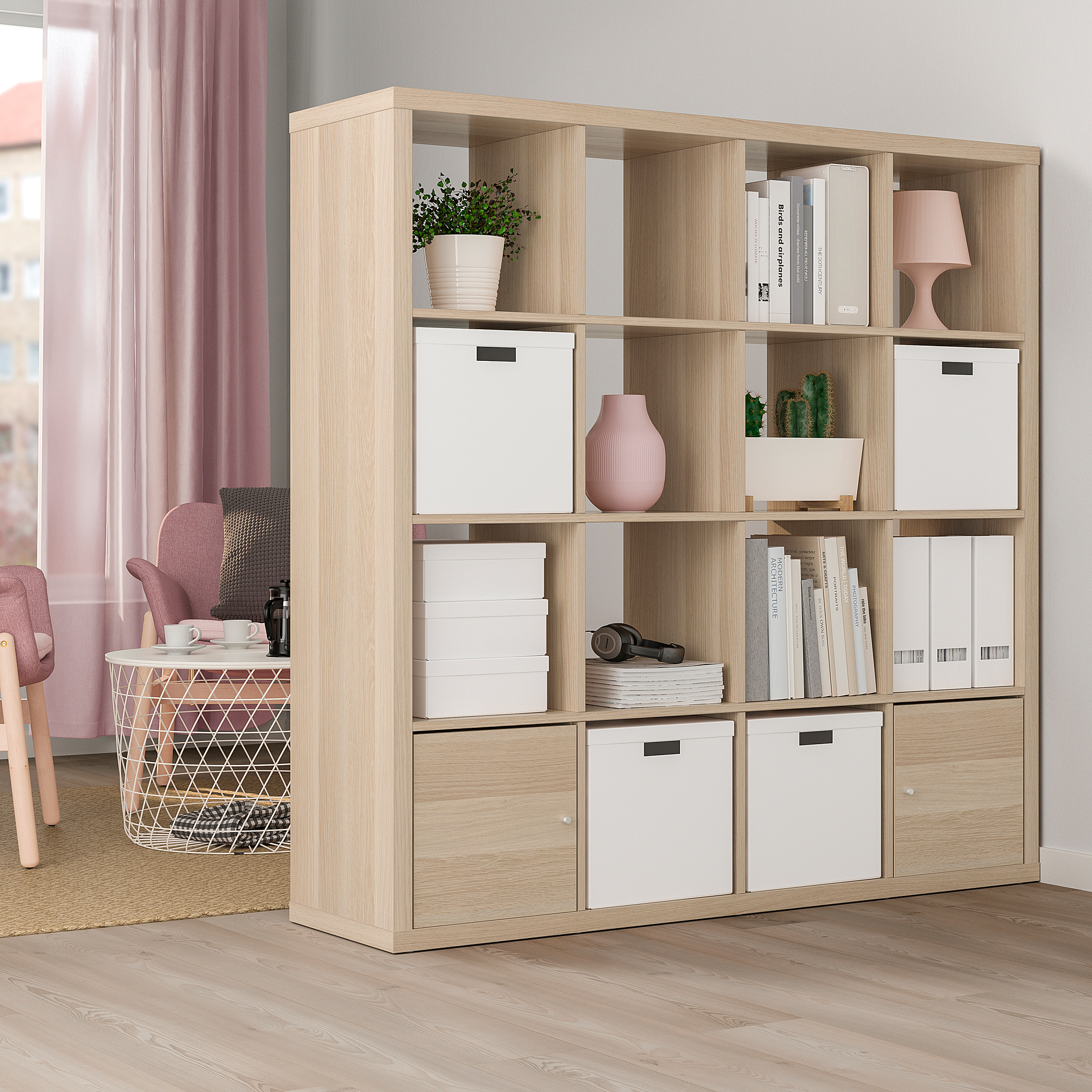 TJENA Kartonschachtel, weiß. Freundlich gestaltet, passend für Kallax-Regale, ideal für Akten oder Gadgets.