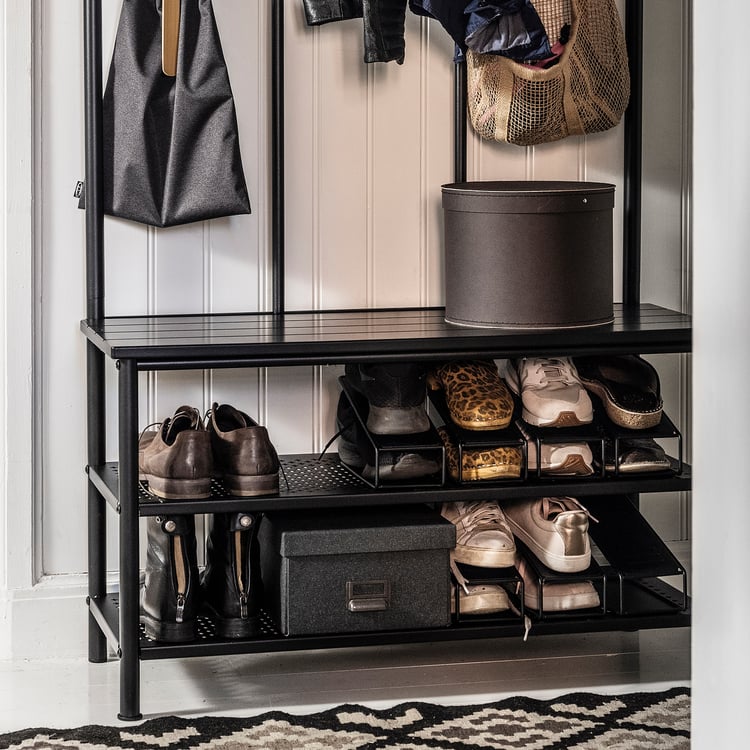 TJOG Kasten mit Deckel, dunkelgrau, 25x36x15 cm - IKEA Österreich