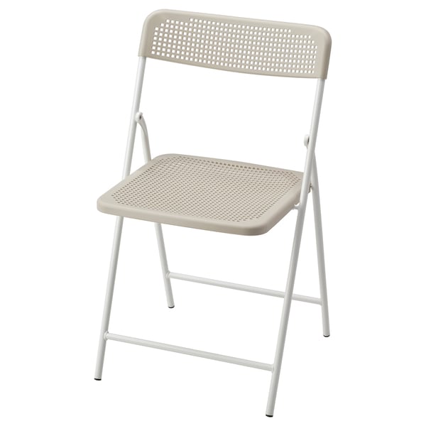 Torparo Stuhl Drinnen Draussen Faltbar Weiss Beige Ikea Osterreich