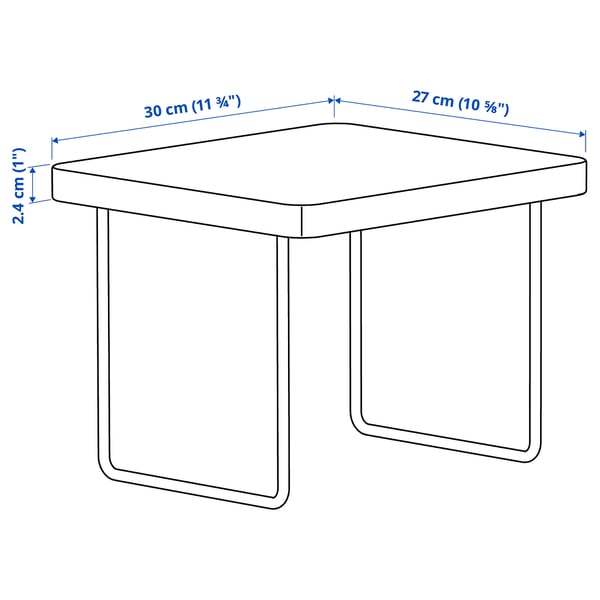 TRANERED Tablett für Armlehne, dunkelbraun