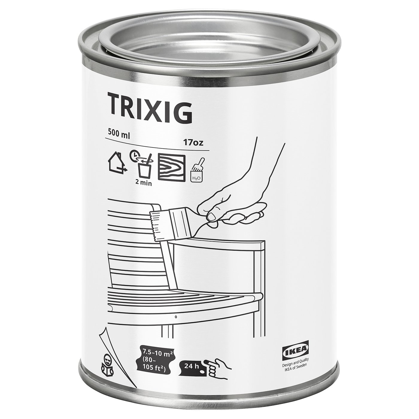 IKEA - TRIXIG Holzlasur für draußen, 500 ml