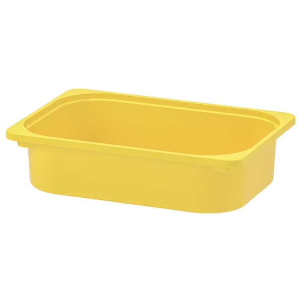 TROFAST Box, gelb, 42x30x10 cm