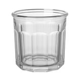 TRUMFISK, Klarglasdose, zylindrisch mit geriffelten Seiten, ideal für die Lagerung, mikrowellengeeignet.