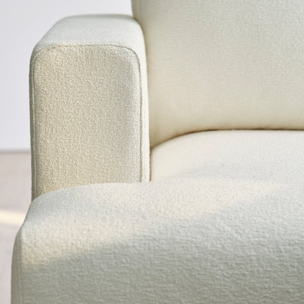 UPPÅKRA Modulecksofa 6-sitzig, Axvall elfenbeinweiß