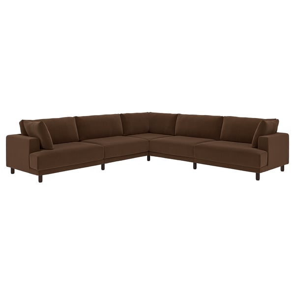 UPPÅKRA Modulecksofa 6-sitzig, Samsala dunkelbraun