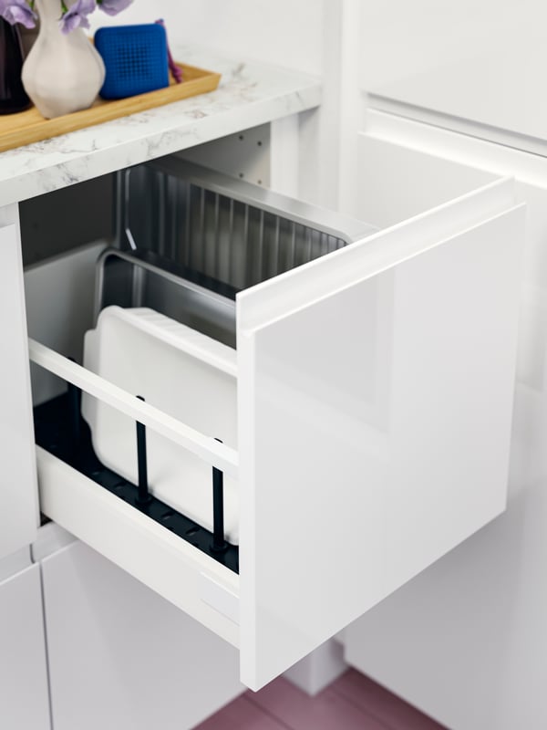 UPPDATERA Lochplatte für Schublade, anthrazit, 60 cm