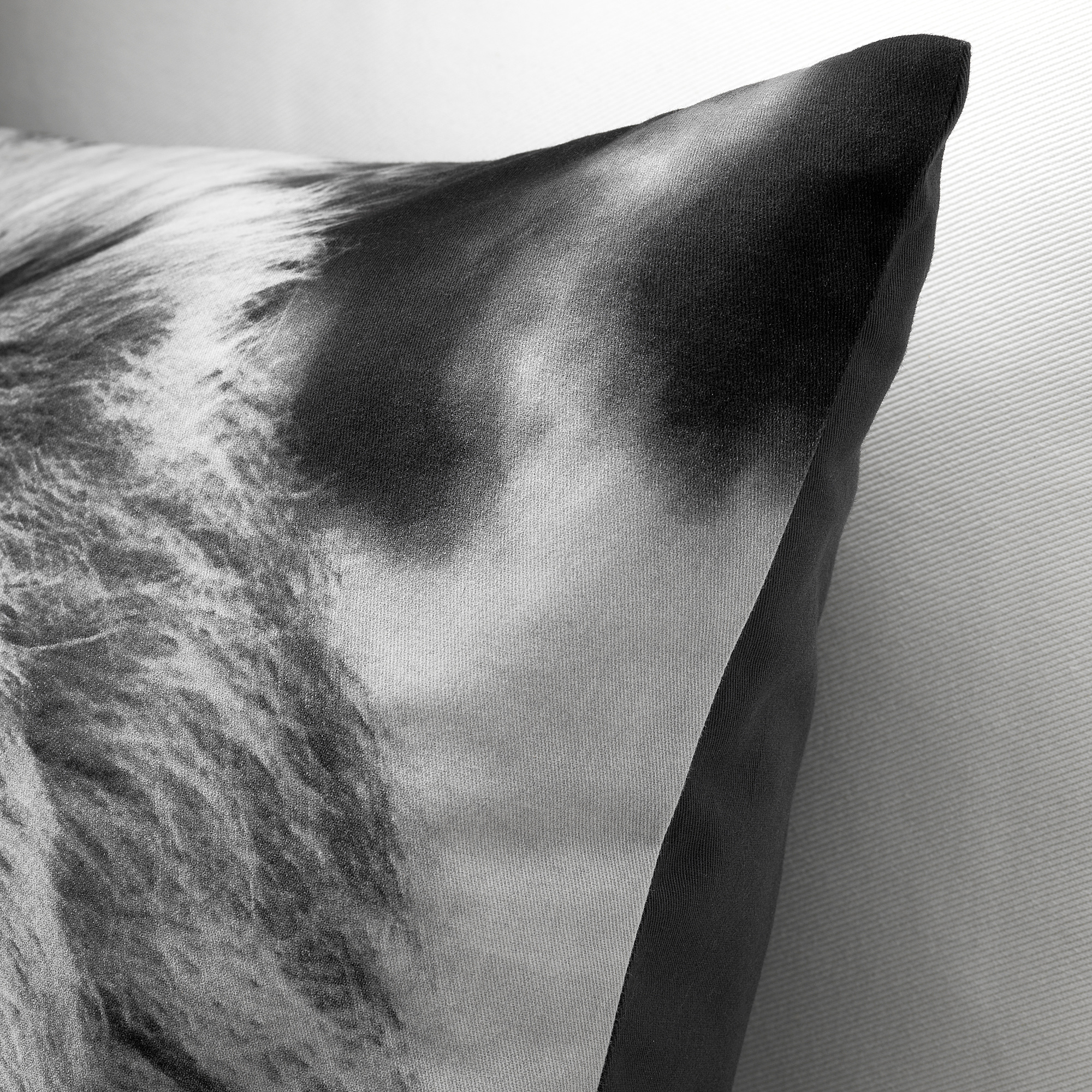 URSKOG Kissen, Löwe/grau, 50x50 cm - IKEA Österreich