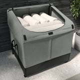 Wasserdichte Aufbewahrungsbox für den Außenbereich, Gehäusekissen, mit Belüftung für die Luftzirkulation.