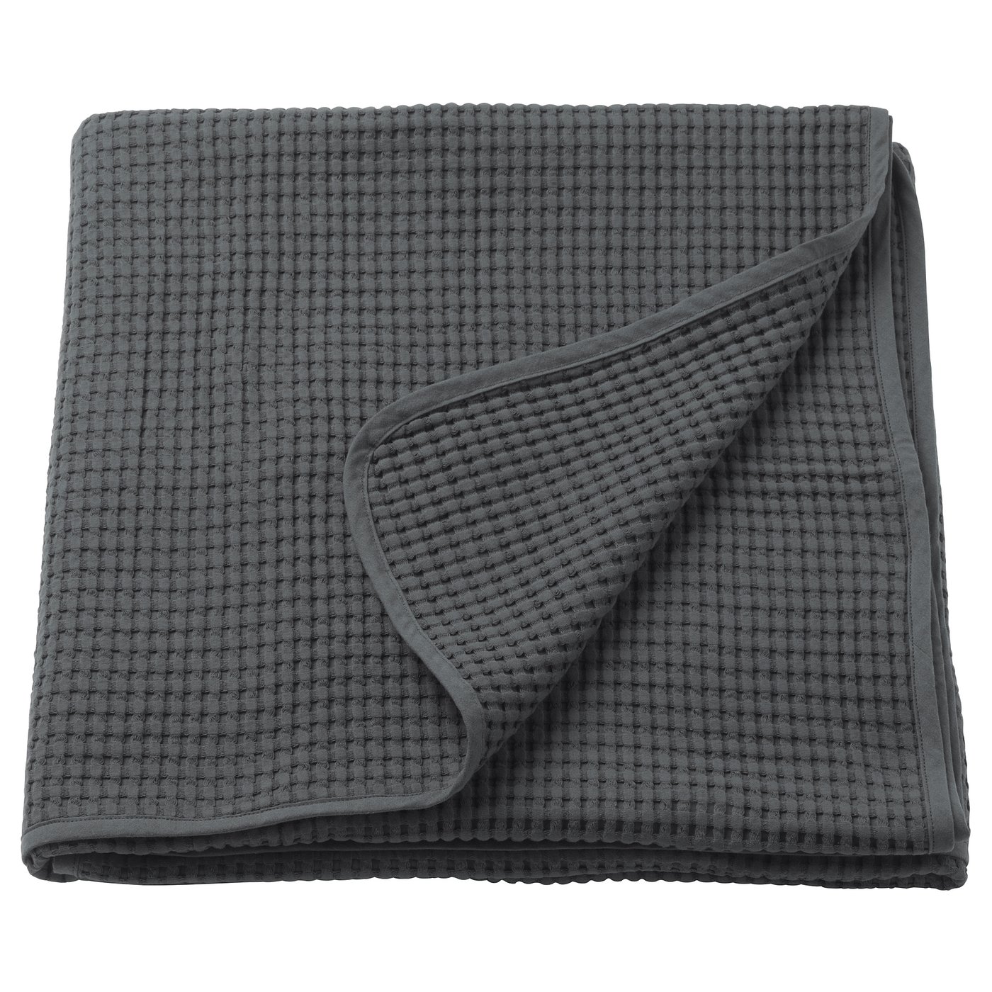 VÅRELD Tagesdecke - dunkelgrau - IKEA