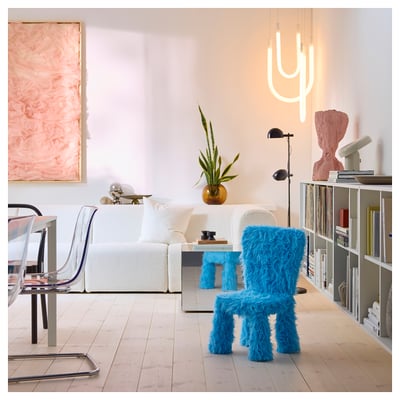 VARMBLIXT LED-Hängeleuchte, dimmbar smart/weißes Glas Weißspektrum, 46 cm