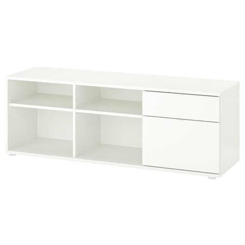 VIHALS TV-Bank - weiß 146x37x50 cm