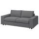 VIMLE graues Stoffsofa mit schickem, modernem Design.